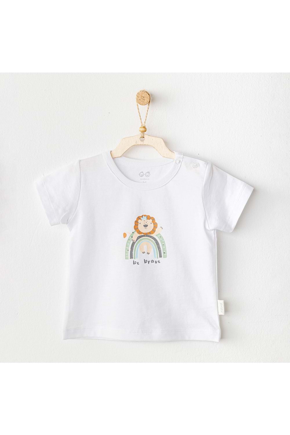 Andywawa Erkek bebek tshrt - Andywawa - BEYAZ - 12-18 AY - ac25977-BEYAZ-12-18 AY