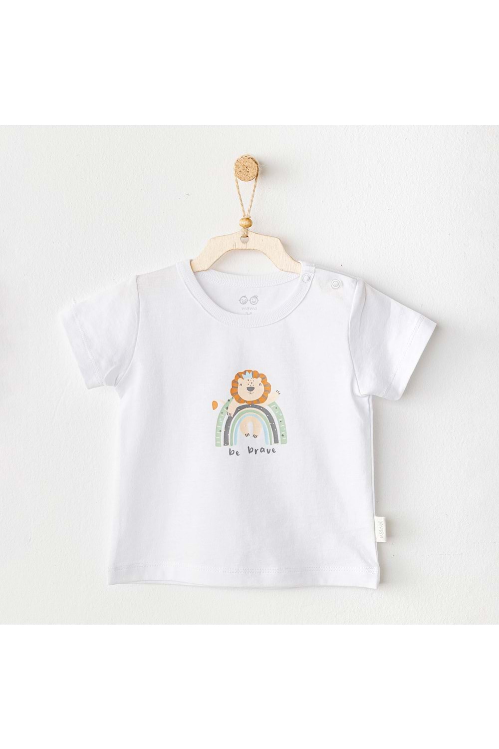 Andywawa Erkek bebek tshrt - Andywawa - BEYAZ - 3-6 AY - ac25977-BEYAZ-3-6 AY