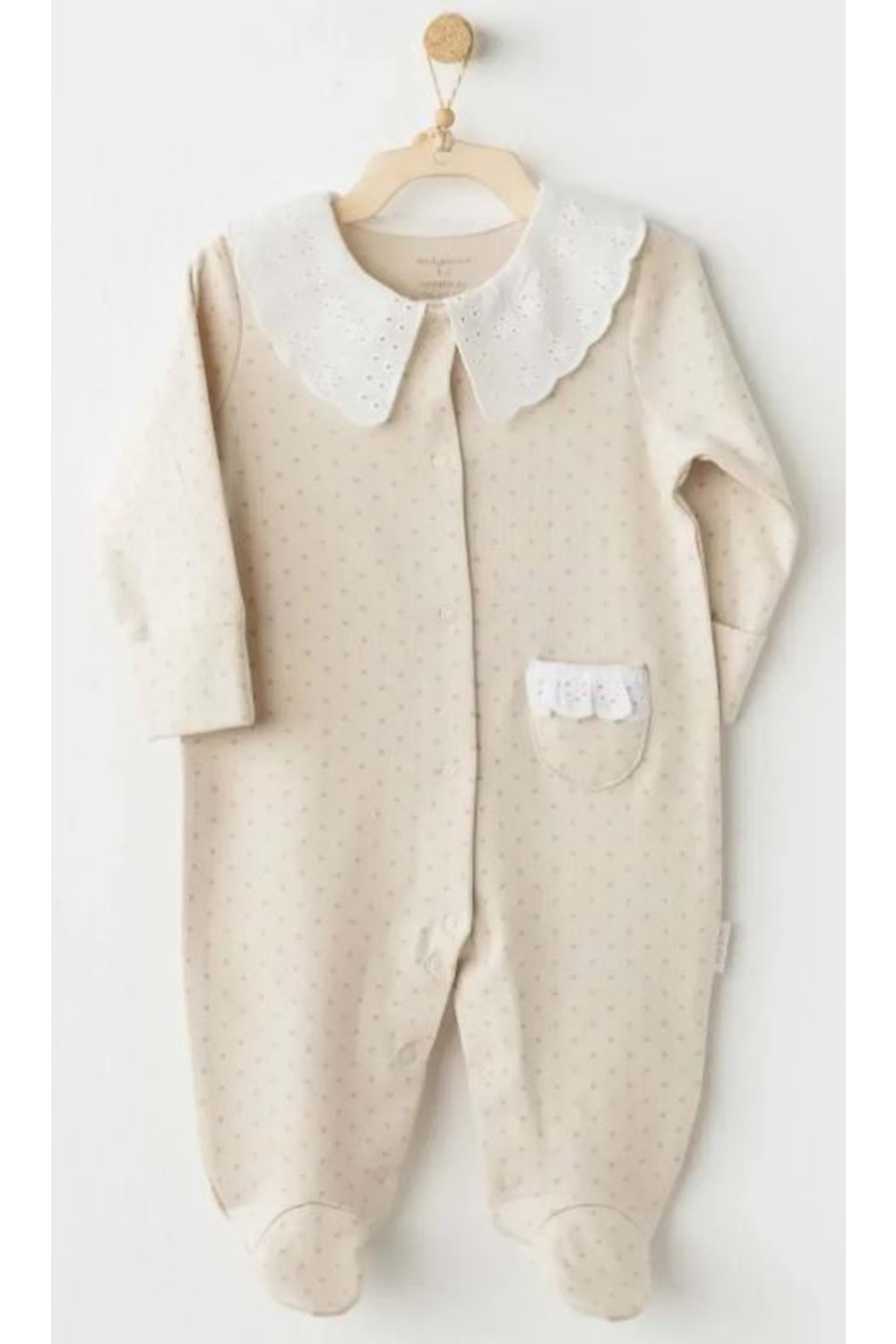 Andywawa Kız Bebek Tulum - Andywawa - BEJ - 0-1 AY - AC26045-BEJ-0-1 AY