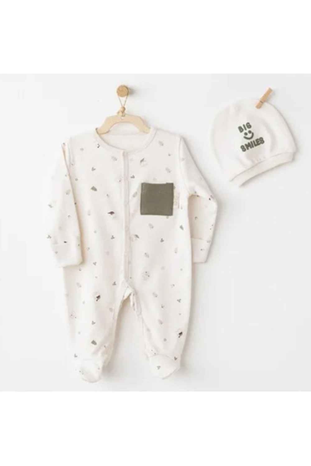 Andywawa Bebek Tulum Takım - Andywawa - ECRU - 0-1 AY - AC26191-ECRU-0-1 AY