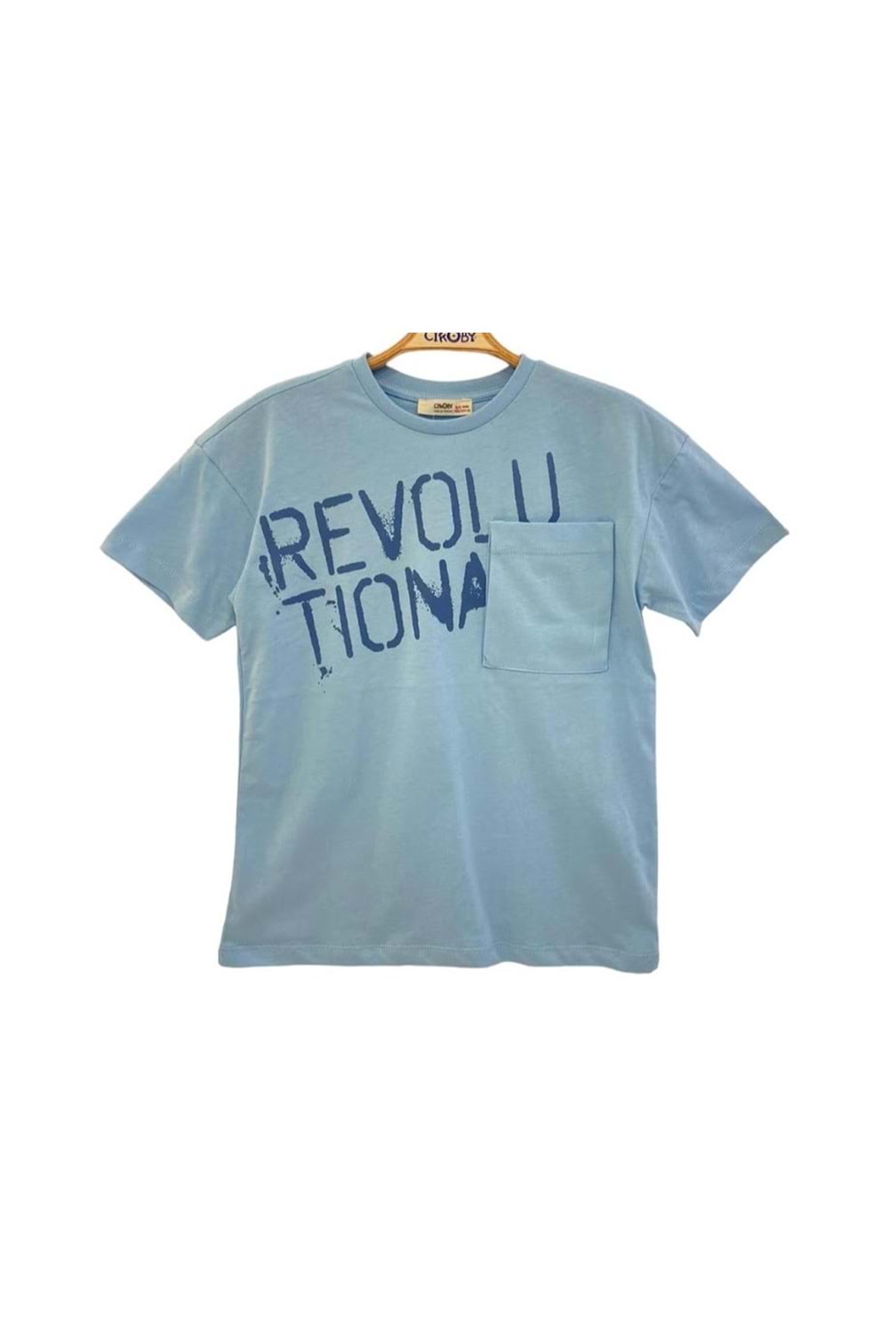 Çikoby Erkek Çocuk Tshirt - Çikobay - MAVİ - 9 YAŞ - CE30341-MAVİ-9 YAŞ