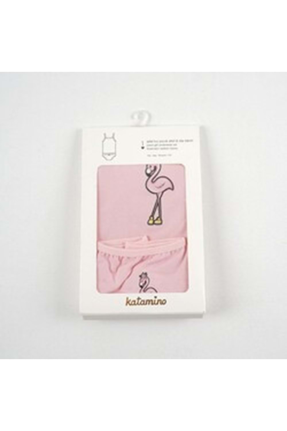 Flam kız atlet slip takım - katamino - PEMBE - 3 YAŞ - K128056-PEMBE-3 YAŞ