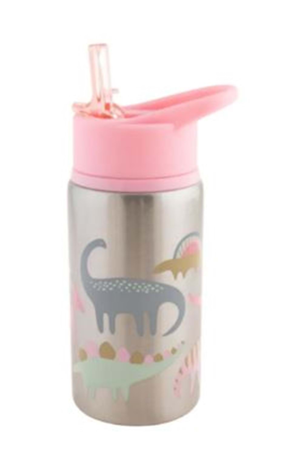 Stephen Joseph Kız Çocuk Paslanmaz Çelik Suluk Pembe Dinozor - Carter's - PEMBE - STANDART - SJ117559A-PEMBE-STANDART