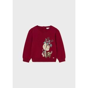 Mayoral Kız Bebek Kazak - Mayoral - KIRMIZI - 18-AY - 02322-KIRMIZI-18-AY