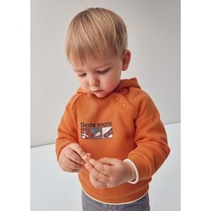 Mayoral Erkek Çocuk Kapşonlu Sweat - Mayoral - TURUNCU - 2 YAŞ - 02414-TURUNCU-2 YAŞ