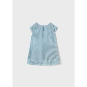 Mayoral Kız Çocuk Tüllü Pileli Elbise - Mayoral - MAVİ - 4 YAŞ - 1907-MAVİ-4 YAŞ