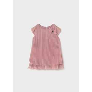 Tüllü Pileli Elbise Kız Çocuk - Mayoral - PEMBE - 2 YAŞ - 1907-PEMBE-2 YAŞ
