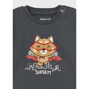 Mayoral Siyah Bebek Tshirt - Mayoral - SİYAH - 36-AY - 2025-SİYAH-36-AY