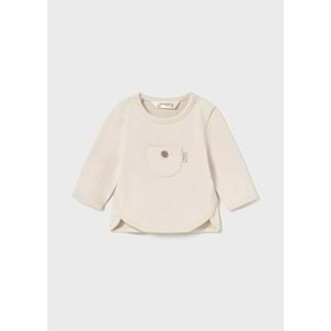 Mayoral Erkek Bebek Uzun Kol Tshirt - Mayoral - BEJ - 18-AY - 2057-BEJ-18-AY
