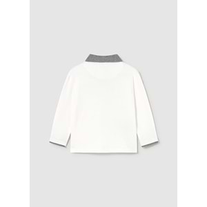 Mayoral Erkek Çocuk Polo Yaka Uzun Kol Tshırt - Mayoral - BEYAZ - 2 YAŞ - 2103-BEYAZ-2 YAŞ