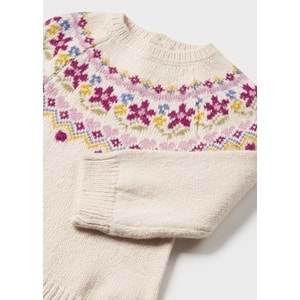Mayoral Desenli Bebek Kazak - Mayoral - BEJ - 36-AY - 2311-BEJ-36-AY