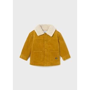 Mayoral Erkek Çocuk Fitilli Kadife Mont - Mayoral - BAL RENGİ - 4 YAŞ - 2419-BAL RENGİ-4 YAŞ