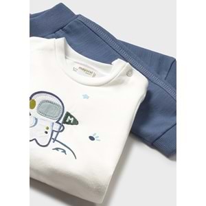 Mayoral Erkek Bebek Eşofman Yelek Takımı - Mayoral - KREM - 12-AY - 2640-KREM-12-AY