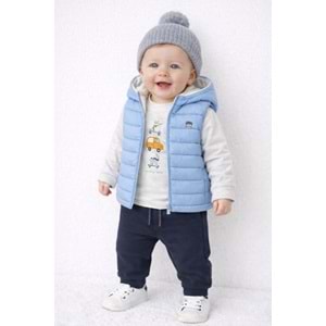 Mayoral Mavi Bebek 3LÜ Takım - Mayoral - MAVİ - 18-AY - 2695-MAVİ-18-AY