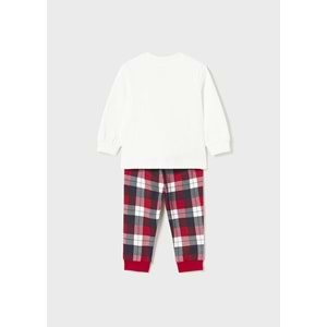 Mayoral Kırmızı Kareli Pijama Takımı - Mayoral - KIRMIZI - 36-AY - 2761-KIRMIZI-36-AY