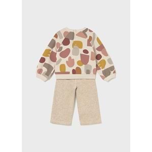 Mayoral Kız Çocuk Eşofman Takımı - Mayoral - ECRU - 2 YAŞ - 2845-ECRU-2 YAŞ