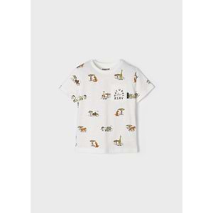 Mayoral Erkek Çocuk Kısa Kol Tişört - MAYORAL - BEYAZ - 3 YAŞ