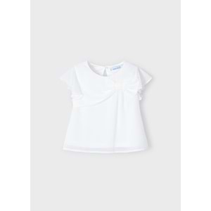 Mayoral kız çocuk tshrt - Mayoral - BEYAZ - 3 YAŞ - 3182-BEYAZ-3 YAŞ