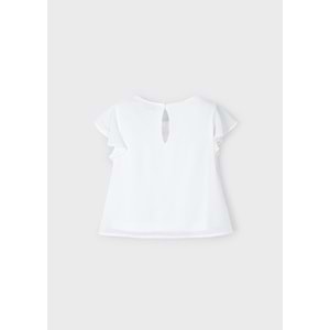 Mayoral kız çocuk tshrt - Mayoral - BEYAZ - 3 YAŞ - 3182-BEYAZ-3 YAŞ