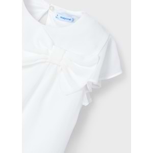 Mayoral kız çocuk tshrt - Mayoral - BEYAZ - 3 YAŞ - 3182-BEYAZ-3 YAŞ