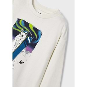 Mayoral Krem Çocuk Tshirt - Mayoral - KREM - 5 YAŞ - 4038-KREM-5 YAŞ