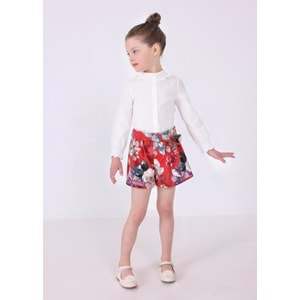 Mayoral Beyaz Çocuk Gömlek - Mayoral - BEYAZ - 4 YAŞ - 4195-BEYAZ-4 YAŞ