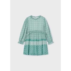 Mayoral Kız Çocuk Elbise - Mayoral - SU YEŞİLİ - 5 YAŞ - 4913-SU YEŞİLİ-5 YAŞ