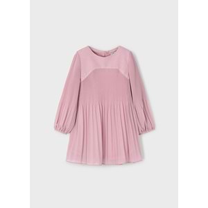 Mayoral Kız Çocuk Elbise - Mayoral - PEMBE - 2 YAŞ - 4922-PEMBE-2 YAŞ