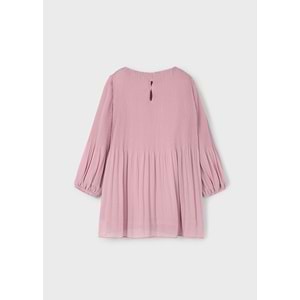 Mayoral Kız Çocuk Elbise - Mayoral - PEMBE - 2 YAŞ - 4922-PEMBE-2 YAŞ