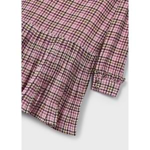 Mayoral Pudra Pembe Desenli Çocuk Elbise - Mayoral - PUDRA PEMBE - 9 YAŞ - 4928-PUDRA PEMBE-9 YAŞ