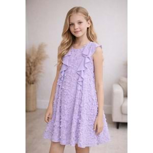 Abel & Lula Kız Çocuk Elbise - Abel & Lula - LİLA - 12 YAŞ - 5042--LİLA-12 YAŞ