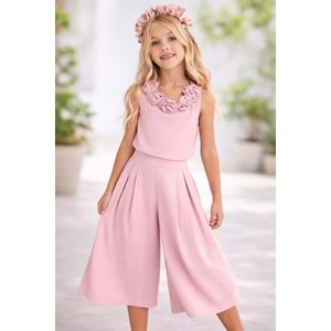 Abel & Lula Kız Çocuk Pantolon Set - Abel & Lula - SOMON - 12 YAŞ - 5233-SOMON-12 YAŞ