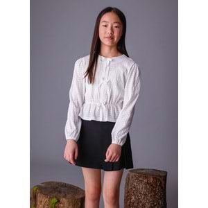 Mayoral Kız Çocuk Kazak - Mayoral -BEYAZ- 14 YAŞ - 7032-BEYAZ-14 YAŞ