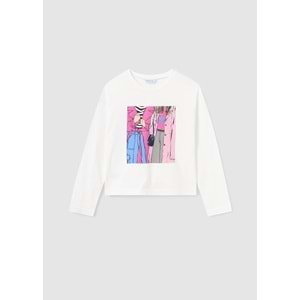 Mayoral Çocuk Tshirt - Mayoral - BEYAZ - 10 YAŞ - 7056--BEYAZ-10 YAŞ