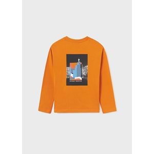 Mayoral Turuncu Çocuk Tshirt - Mayoral - TURUNCU - 14 YAŞ - 7067-TURUNCU-14 YAŞ