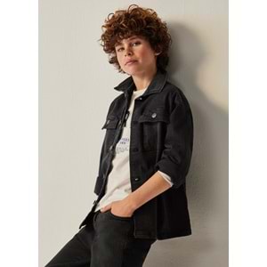 Mayoral Koyu Gri Çocuk Kot Ceket - Mayoral - KOYU GRİ - 14 YAŞ - 7185-KOYU GRİ-14 YAŞ