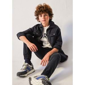 Mayoral Koyu Gri Çocuk Kot Ceket - Mayoral - KOYU GRİ - 14 YAŞ - 7185-KOYU GRİ-14 YAŞ