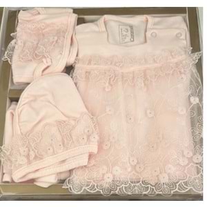 Caramel 5 li set - Caramell - PEMBE - 0-3 AY - 9013-PEMBE-0-3 AY