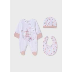 Mayoral Bebek Yenidoğan Hastane Seti - Mayoral - Pembe- 1-AY - 9448-RENKLİ-1-AY