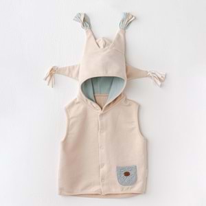 Andywawa Erkek Bebek Yelek - Andywawa - BEJ - 6-9 AY - AC25008-BEJ-6-9 AY