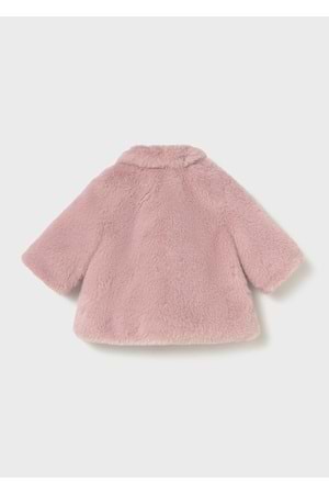 Mayoral Kız Bebek Tüylü Mont - Mayoral - PEMBE - 6-9 AY - 02402-PEMBE-6-9 AY