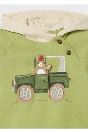 Mayoral Erkek Bebek Sweatshirt - Mayoral - YEŞİL - 36-AY - 02460-YEŞİL-36-AY