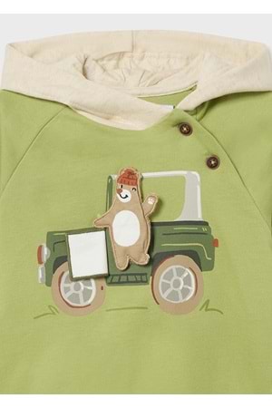 Mayoral Erkek Bebek Sweatshirt - Mayoral - YEŞİL - 36-AY - 02460-YEŞİL-36-AY