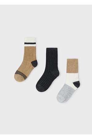 Mayoral Erkek Çocuk Çorap 3LÜ Set - Mayoral - RENKLİ - 8 YAŞ