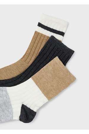 Mayoral Erkek Çocuk Çorap 3LÜ Set - Mayoral - RENKLİ - 8 YAŞ