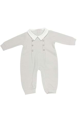 Bistyle Organic Patiksiz Tulum - Bistyle - GRİ - 0-3 AY - 15199-GRİ-0-3 AY