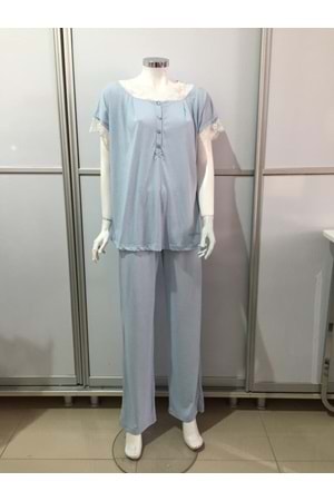 PİJAMA TAKIMI - MAVİ - 38 - 16717-16393