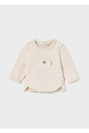 Mayoral Erkek Bebek Uzun Kol Tshirt - Mayoral - BEJ - 18-AY - 2057-BEJ-18-AY