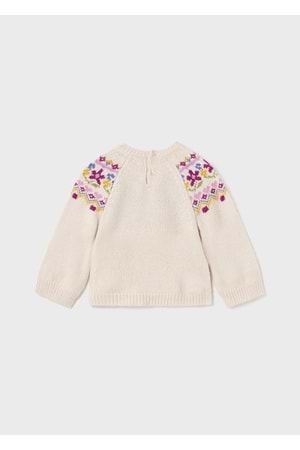 Mayoral Desenli Bebek Kazak - Mayoral - BEJ - 36-AY - 2311-BEJ-36-AY