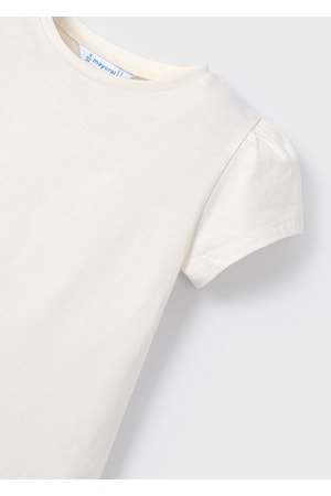 Mayoral Kız Çocuk Yelekli Tshirt Gömlek - Mayoral - KREM - 5 YAŞ - 3007-KREM-5 YAŞ